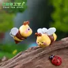 Novas bonecas de abelha fofas criativas transfronteiriças acessórios para pendurar decoração DIY de paisagismo de jardim micro-paisagem pequenos ornamentos