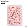 Arte de Uñas Pegamento de Aplauso Esponja Pinza Pluma Ajustar Pegamento Papel Bloque de Tofu Cuadrado Pequeño Caja de Olor Gradiente Traje de Algodón de Aplauso