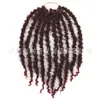Cabelo Sintético Longo Cacheado de Alta Temperatura 12 polegadas Fm Europeu e Americano para Tranças Sólidas Trançadas à Mão Crochet Braiding Hair