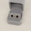 Pendientes de Trébol de Cuatro Hojas Incrustados de Diamantes para Mujer, Pendientes de Nuevo Estilo 2025, Envío Transfronterizo 24 Horas, Incrustados con Diseños Frescos y Dulces