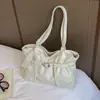 Bolso Retro Plegado para Mujer 2026 Nuevo Bolso Tote de Gran Capacidad para el Trabajo Diario Bolso de Hombro Bolso de Axila de Moda Casual