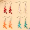 Pendientes de Diseño Simple Transfronterizos Pendientes de Acrílico Color Caramelo Coral Pendientes de Tendencia Personalizados Pendientes para Mujer