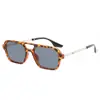 Gafas de sol rojas de Internet para mujer 2024, nuevas gafas de sol personalizadas de doble haz, gafas de sol de moda con protección UV, venta al por mayor
