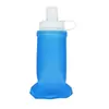 Equipo deportivo exterior transfronterizo: botella de agua blanda portátil para ciclismo, botella de agua de TPU de gran diámetro para montañismo y running, plegable