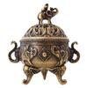 Incenário de cobre antigo incensário de interior retrô cerimônia do chá sândalo incensário de aromaterapia queimador tripé criativo ornamento de fogão elefante bebê