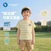 Camiseta de Manga Corta para Niños Estampada Ropa de Verano Algodón Puro 2026 Nuevo Estilo Tops para Bebés y Niños de Manga Corta Ropa de Verano para Niños
