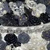 Decoraciones de Tarjetas Pequeñas Serie Flor Mariposa Estampada en Oro, Insignias de Ídolos Hechas a Mano, Empaque y Merchandising para Fans