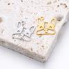 Acessórios de joias Corgi para animais de estimação fofos novos transfronteiriços DIY feitos à mão acessórios para colar pulseira brincos de aço titânio