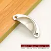 Tirador de cajón de montaje en superficie retro sin taladro, concha semicircular, pomo de manija retro clásico, manija de pomo, puerta de gabinete anticuada, botiquín