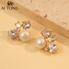 Pendientes Suaves Vintage Estilo Francés Nicho Ins Temperamento Pendientes de Gama Alta Moda Exquisita Pendientes Versátiles