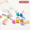 10 Ligas de Goma Elásticas de Alta Elasticidad para Niños Banda para el Cabello Trenza de Niña Cuerda para el Cabello Cola de Caballo Alta de Niña Accesorios para el Cabello