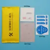 Película de Vidrio Templado para Teléfono Móvil Kit Auxiliar de Película Juego de Tres Piezas Aguja Dos Paños Bolsa de Alcohol Pasta para Eliminar Polvo Kit de Limpieza