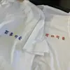 Camiseta de Manga Corta con Estampado de Dibujos Animados Retro Americano para Mujer, Verano Estilo Coreano Algodón Puro Holgada Versátil Bf Perezoso Top de Media Manga