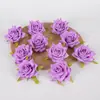 Cabezas de Flores de Rosa de Terciopelo DIY Accesorios para Ropa y Sombreros Accesorios de Flores Artificiales Materiales para Corsage Fotografía del Hogar Graduación Flores Artificiales