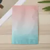 Saco de embalagem requintado com gradiente azul em pó moda simples multiuso filme fosco saco de embalagem de produto fábrica atacado direto