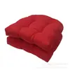 48*48cm Almofada de Exportação para Cadeira de Jardim Sofá de Pátio Almofada de Cadeira de Rattan Tapete Tatami 2 Peças