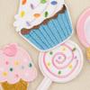 Parches Bordados de Helado en Stock Autoadhesivos Dulces Decoración de Ropa Parche DIY Accesorios Parches de Tela Bordados al por Mayor