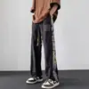 Pantalones Deportivos para Hombre de Primavera, Verano y Otoño, Pantalones de Chándal de Pierna Ancha, Pantalones Casuales Sueltos de Pierna Recta, Sencillos, Modernos, Estilo Chino