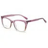 2026 Nueva Moda Versátil Marco Cuadrado Anti Luz Azul Unisex Artístico Simple Lentes Planos Se Pueden Personalizar para Lentes de Graduación Venta al por Mayor