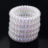 Set de 5 piezas nuevo pulsera grande banda para el pelo de línea telefónica banda para el pelo chica popular de Instagram corazón de niña banda para atar el pelo accesorios para el pelo al por mayor
