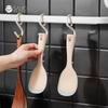 Cuchara de Arroz de Silicona Estilo Japonés Puede Pararse y No es Fácil que se Pegue Pala Cuchara para Arroz Olla Arrocera Grado Alimenticio de Pie para el Hogar