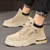 Zapatos de Protección Laboral para Hombre 2025 Otoño Obra de Construcción Antideslizantes Resistentes al Desgaste Impermeables Ropa de Trabajo Deportiva Martin Zapatos Modernos