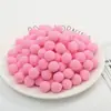 3cm 10 Piezas Por Paquete Bolas Blancas de Pelo de Alta Elasticidad Bolas de Pelo Pequeñas Coloridas de Poliéster Accesorios de Bolas de Felpa de Poliéster para Manualidades