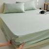 Sábana de algodón grueso de algodón crudo, vieja y gruesa, de una pieza, lavable a máquina, para dormitorio de estudiantes, juego de tres piezas de lino y algodón