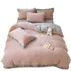 Juego de Ropa de Cama de Lujo de Terciopelo de Leche de Cuatro Piezas Invierno Espesado Felpa Funda Nórdica Terciopelo de Coral Sábana de Cama 2026 Nueva Ropa de Cama