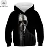 Outlet de fábrica una generación de Europa y Estados Unidos Nuevo holgado impresión digital 3D de gato negro moda ropa para niños suéter sudadera con capucha