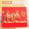 Calendário de mesa em papel para ilustração estilo chinês, calendário de mesa para escritório, calendário mensal, item decorativo, presente corporativo para empresas, calendário de mesa personalizado