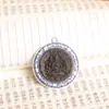 Enriqueça Instantaneamente com Este Tesouro Precioso: Pingente Metálico Vintage Estilo Xizang com Símbolo da Paz, Ornamento Colecionável, Acessório de Pescoço