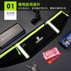 Bolsa de Cintura com Zíper e Três Bolsos para Fitness ao Ar Livre, Corrida, Ciclismo, À Prova de Suor, À Prova de Umidade, Armazenamento Portátil, Bolsa Impermeável para Celular