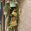 Flor Compañera para el Festival del Bote del Dragón: Kit de Materiales para Ramo de Flores Hecho a Mano DIY, Decoración Colgante de Ajenjo, Bolsita, Bolsa de Incienso, Decoración Colgante para Puerta