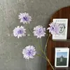 Flores de crisantemo artificiales de 5 cabezas para decoración de lugar de bodas, flores artificiales para arreglos de boda, al por mayor directamente del fabricante, decoración de escena