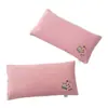 2025 Nuevo Tipo a Algodón de Color Tejido Algodón de Ponis Almohada Núcleo de Almohada - Imagen del Producto 30*58Cm/Pie Lindo Rosa