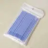 Bastoncillo de Algodón Nano Maquillaje Algodón Especial Limpiador de Maquillaje Delineador Removedor de Maquillaje Bastoncillo Ultra Fino con Punta para Remover Pestañas Belleza Pestañas Tatuaje Bordado Limpieza