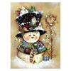 Venta Caliente Transfronteriza DIY Dibujos Animados Papá Noel Muñeco de Nieve Set de Pintura de Diamantes Cuadrado Redondo Completo Diamante Bordado Hecho a Mano Caballo Cristal