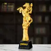 Trofeo de Fútbol Competencia Escolar Premio Bota de Oro Delantero MVP Premio Balón de Oro Resina Creativo Conmemorativo Cristal de Agua Directo