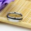 Anillo Individual Personalizado Owello, Anillo de Joyería de Acero Amor Claro, Moda Japonesa y Coreana, Accesorio Simple Unisex