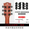 Clavijas de afinación para guitarra acústica de metal completo universales Tapa de afinador completamente cerrada Perillas Enrollado de cuerdas Accesorios universales Juego completo