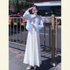 Outono Inicial Fresco e Revigorante Jovem Rica Conjunto de Roupa de Trabalho Novo Estilo Chinês Seda Cheongsam Conjunto de Vestido Patchwork