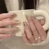 Manicura de fototerapia hecha a mano menta caramelo usando parche de manicura ojo de gato terminado al por mayor Temperamento blanco