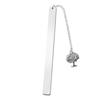 Marcador de acero inoxidable punto transfronterizo fino en blanco material de impresión a color UV láser regalo de vacaciones para maestros marcador de metal