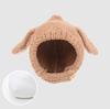 Chapéu de Bebê de Uma Peça Inverno ins Orelhas de Coelho Fofas Algodão à Prova de Frio Pelúcia Quente Bebê Chapéu de Proteção para Orelhas de Bebê