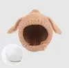 Gorro de bebé estilo coreano, nuevo gorro de orejera para bebé estilo ins lindo invierno 2025, gorro de lana para niños al por mayor
