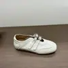 Zapatos Mary Jane de Cuero Suave Estilo Europeo para Mujer, Nuevo Modelo Primavera 2026, Planos de Boca Baja con Correa de Doble Hebilla, Zapatos Casuales Versátiles y Cómodos