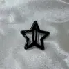 Grampo de Cabelo Estrela 4cm Grampo de Cabelo Estrela Grande Acessórios de Cabelo para Meninas Cor Doce Dopamina BB Clip Adereços de Cabeça Infantil