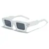 Amazon Transfronterizo Moderno de Moda Estilo Callejero Gafas de Sol Cuadradas Moda Retro Gafas de Sol Anti-UV Venta al por Mayor