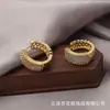Brincos Populares Europeus e Americanos Cheios de Diamantes e Pedras Brilhantes Novos Brincos da Moda Japonesa e Coreana Joias Versáteis Brincos de Design de Nicho Atacado